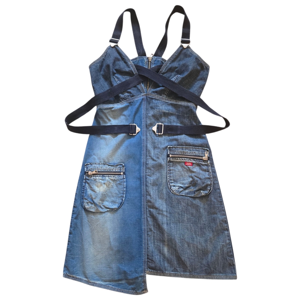 Y2K Avant Garde Denim Dress By Miss Sixty Of Italy